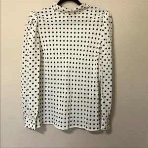 G- Red Valentino Off White Dotted Top